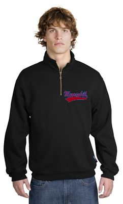 MH Blk Logo 1/4 Zip Sweatshirt