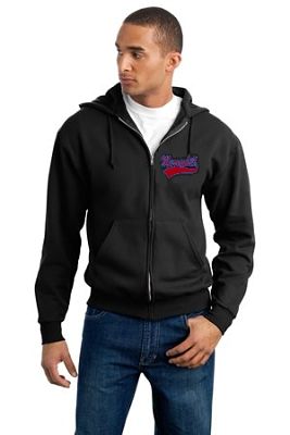 MH Blk Logo Full Zip Sweatshirt