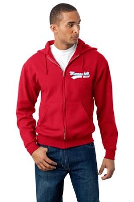 MH Red Logo Full Zip Sweatshirt